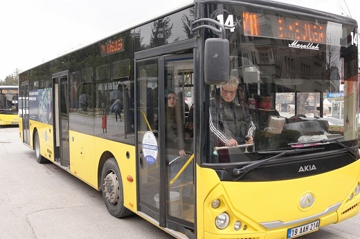 Çorum'da 29 Ekim'de toplu ulaşım ücretsiz